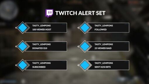 call of duty twitch alerts set