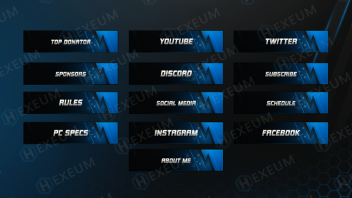 free twitch panels