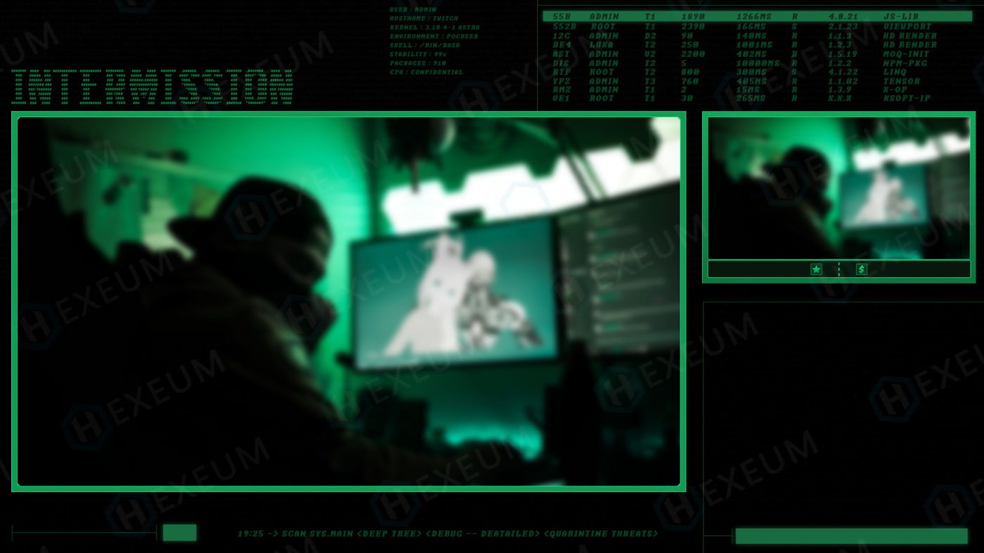 hacker intermission screen