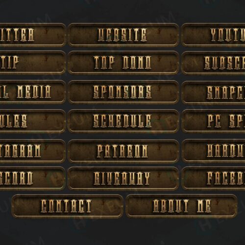 steampunk twitch panels
