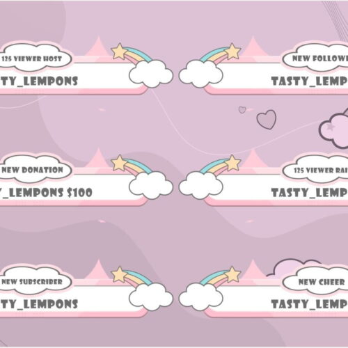 cute twitch alerts