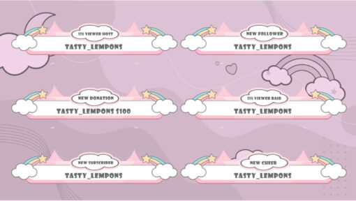 cute twitch alerts