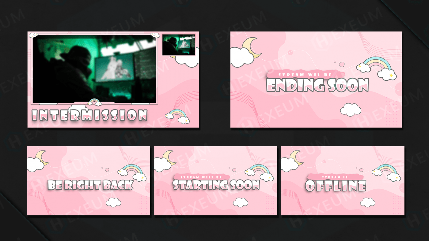 cute twitch overlay