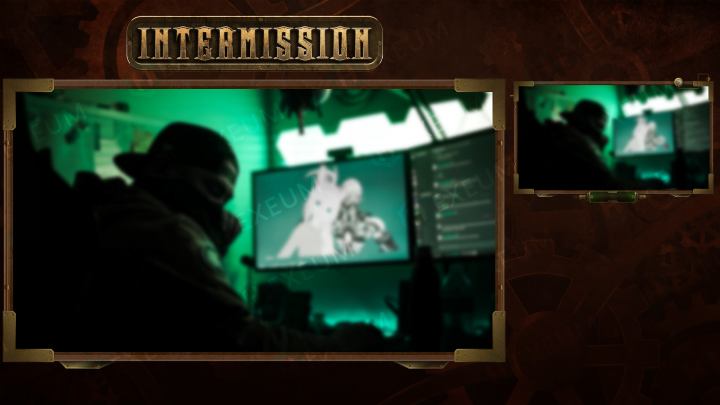 steampunk intermission screens