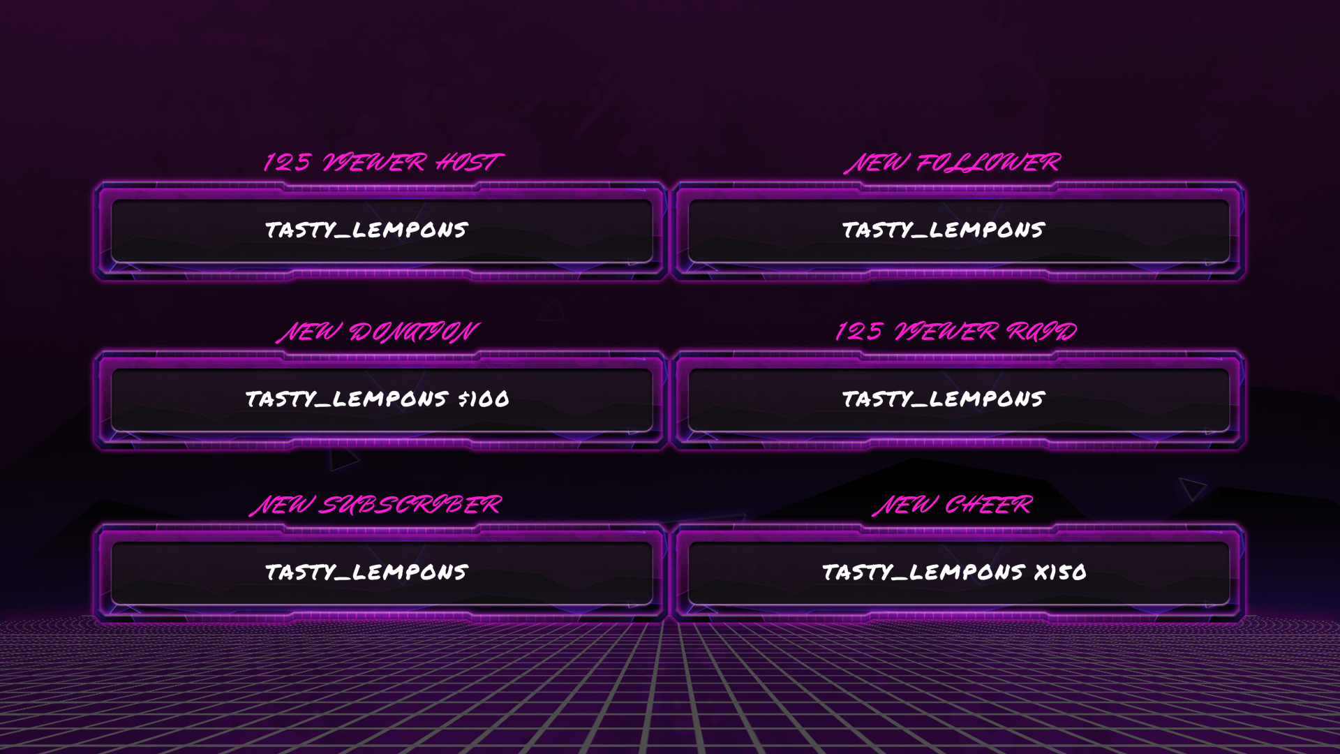 Retro Twitch Alerts Streamlabs Compatible Hexeum Retro Twitch Alerts Streamlabs Compatible Hexeum