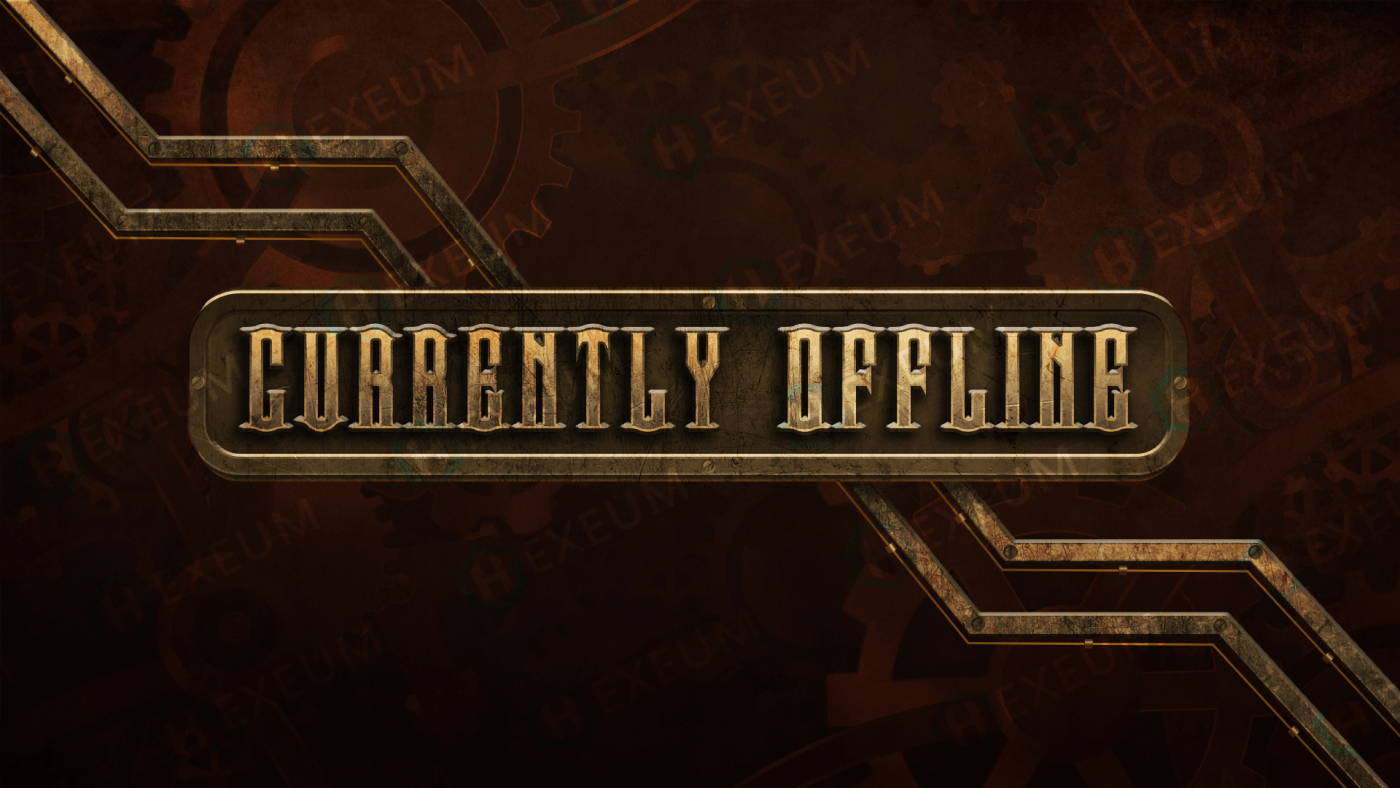 steampunk twitch offline banner