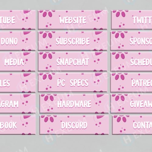 cat twitch panels