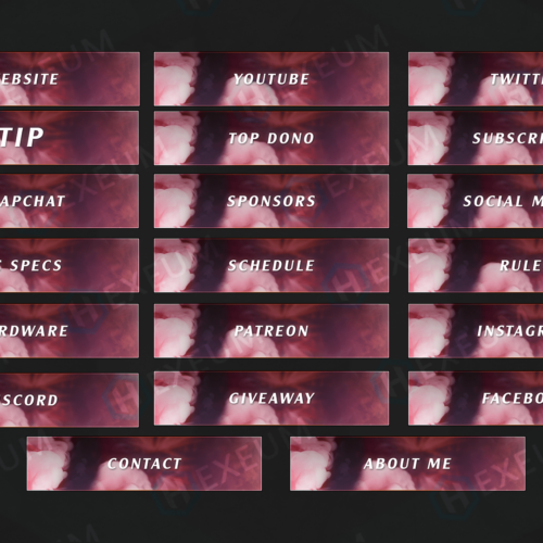 pink twitch panels