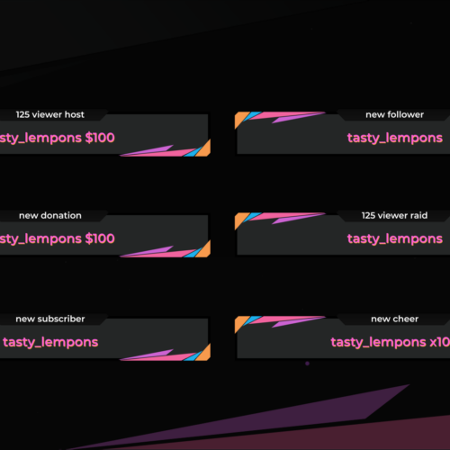 multicolored twitch alerts