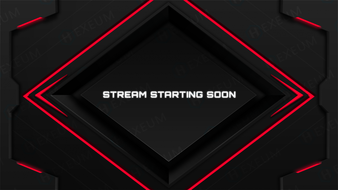 red and black stream starting soon