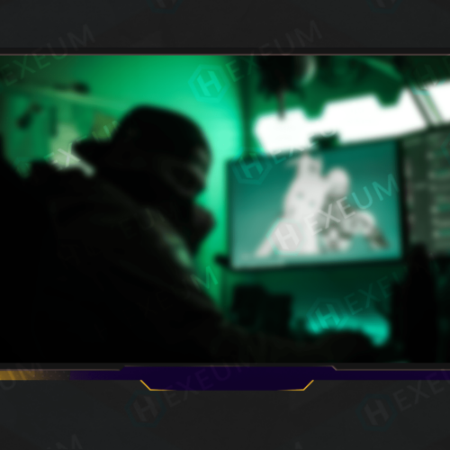 purple webcam overlay