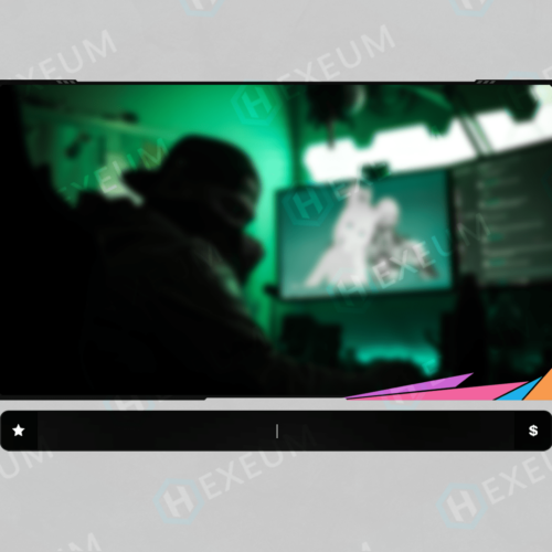 multicolor webcam overlay