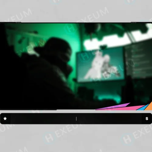 multicolor webcam overlay