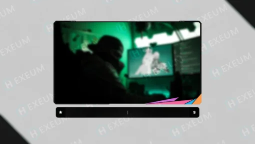 multicolor webcam overlay