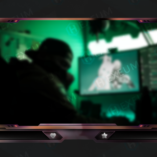 pink webcam overlay