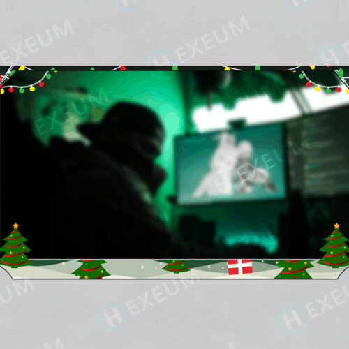 christmas webcam overlay
