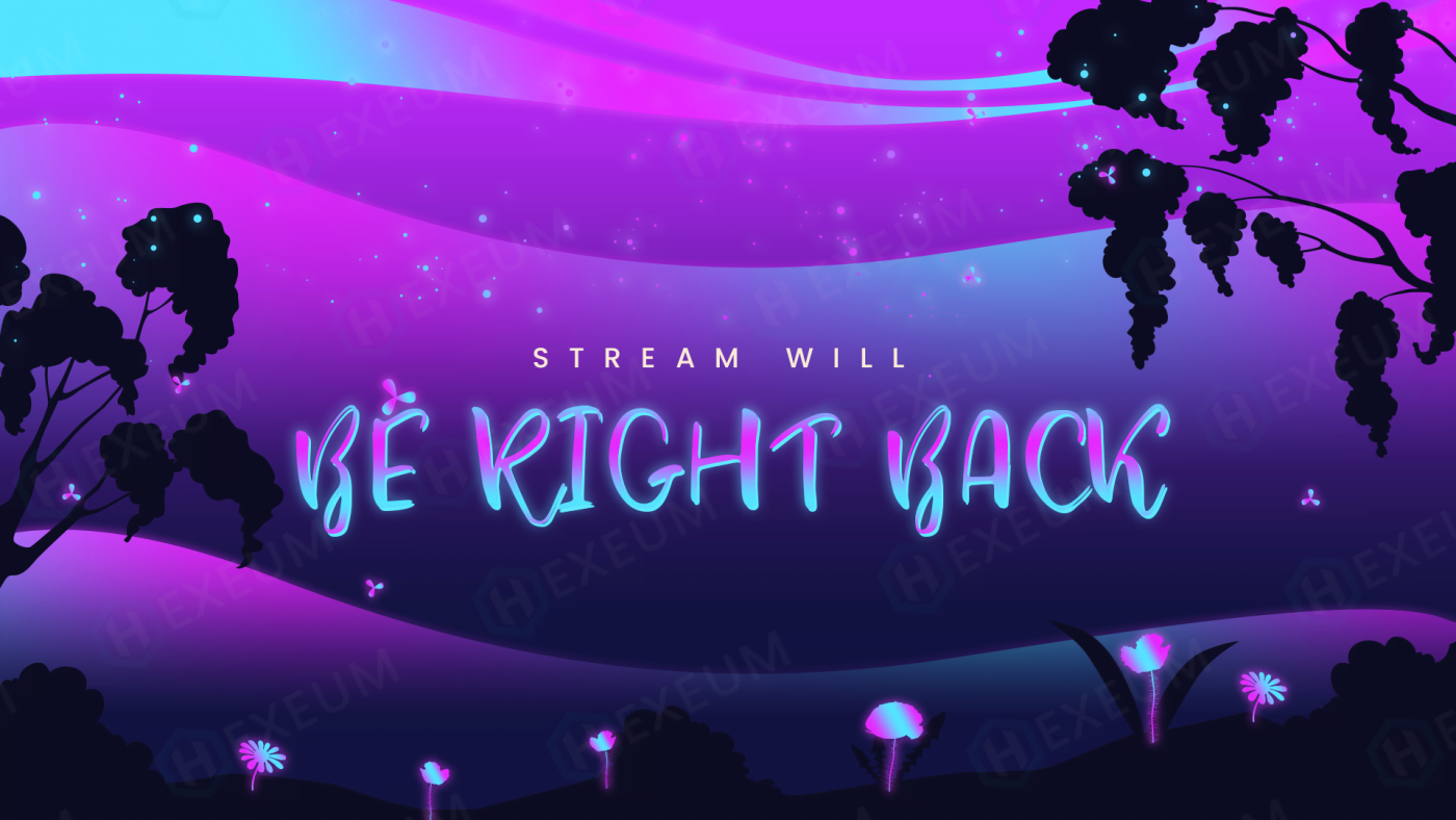 fantasy twitch brb screen