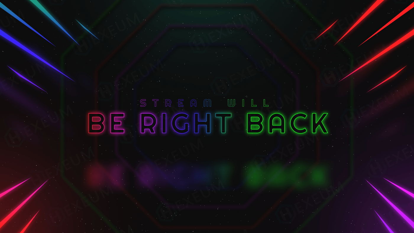 space twitch brb screen