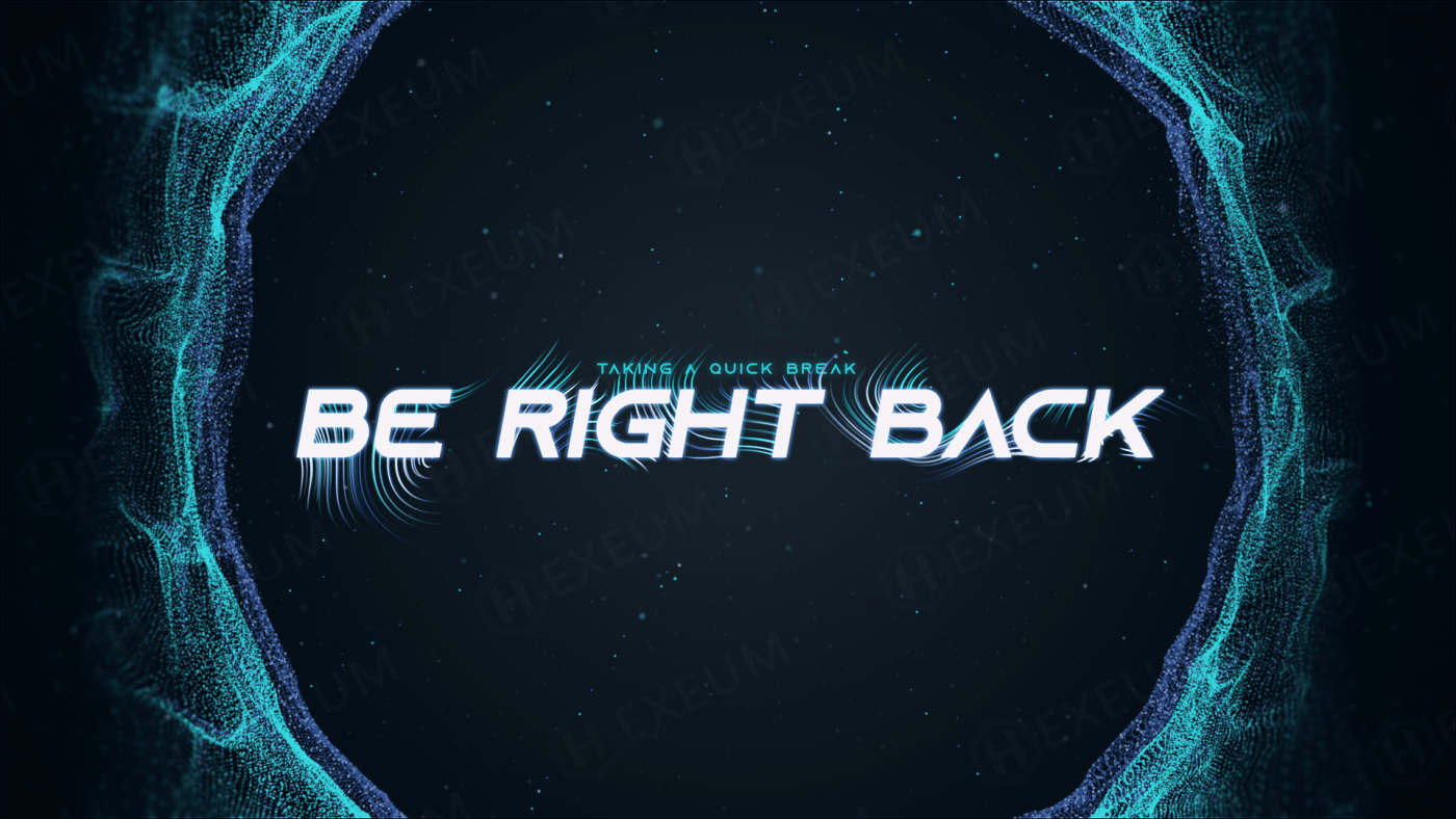 particle twitch brb screen