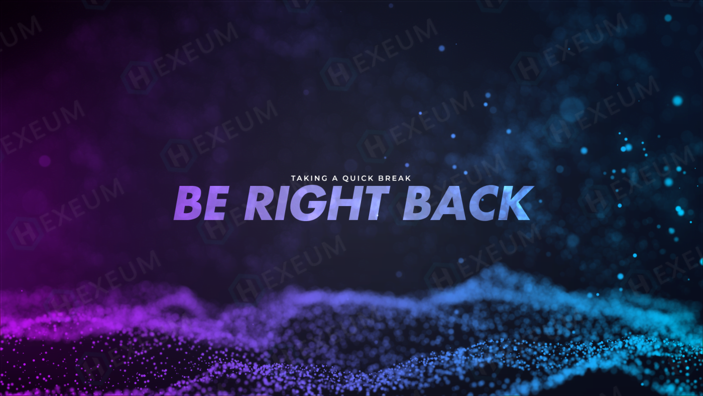 particle twitch brb screen
