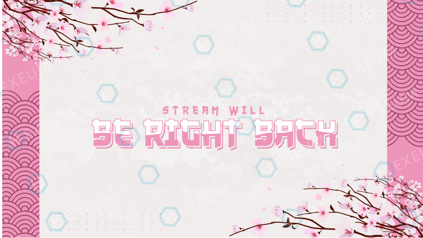 japanese twitch brb screen