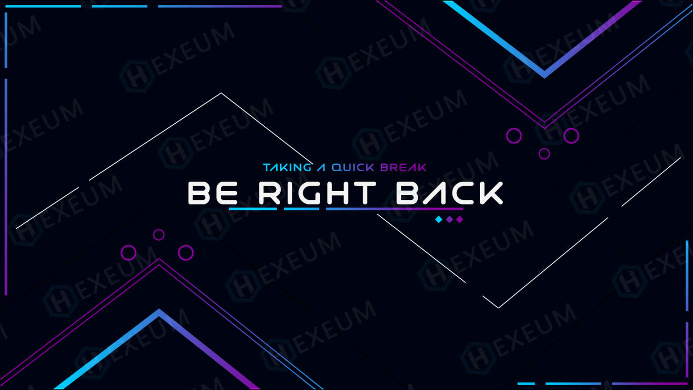simple twitch brb screen