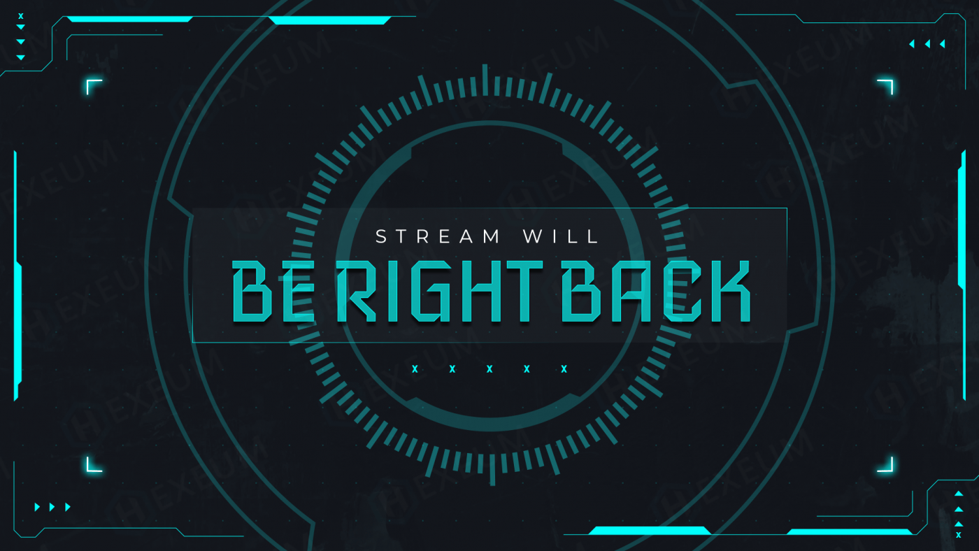 scifi twitch brb screen
