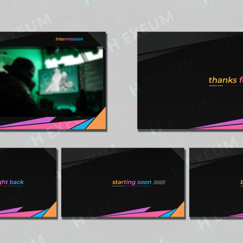 clean twitch overlay