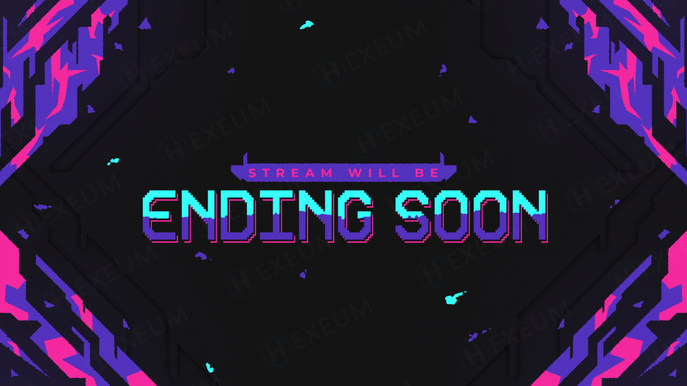 retro pixel twitch stream ending