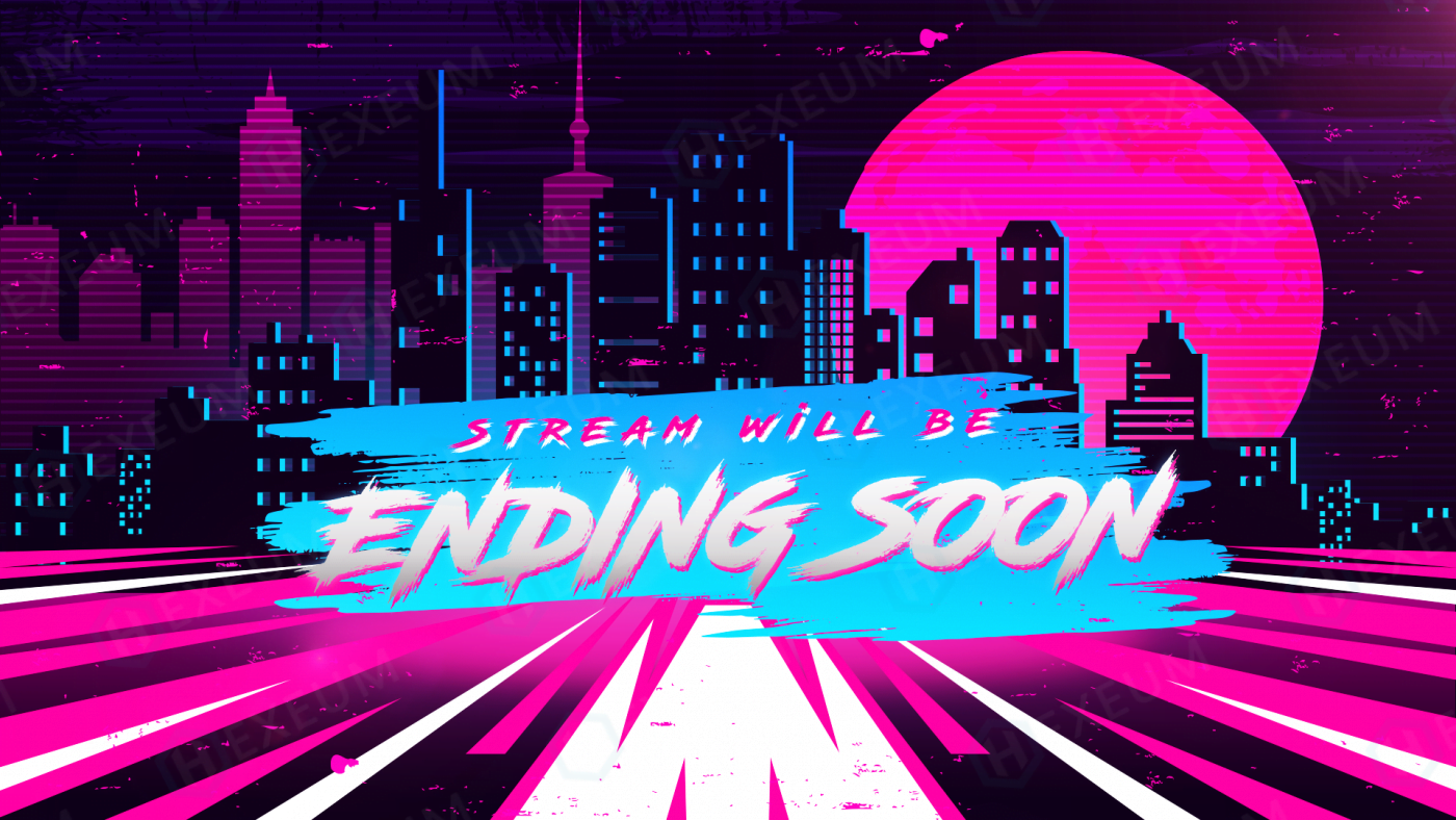 retrowave twitch stream ending