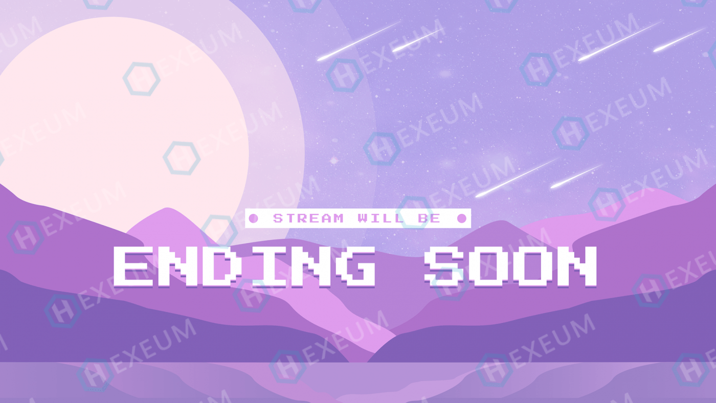 retro pixel twitch stream ending