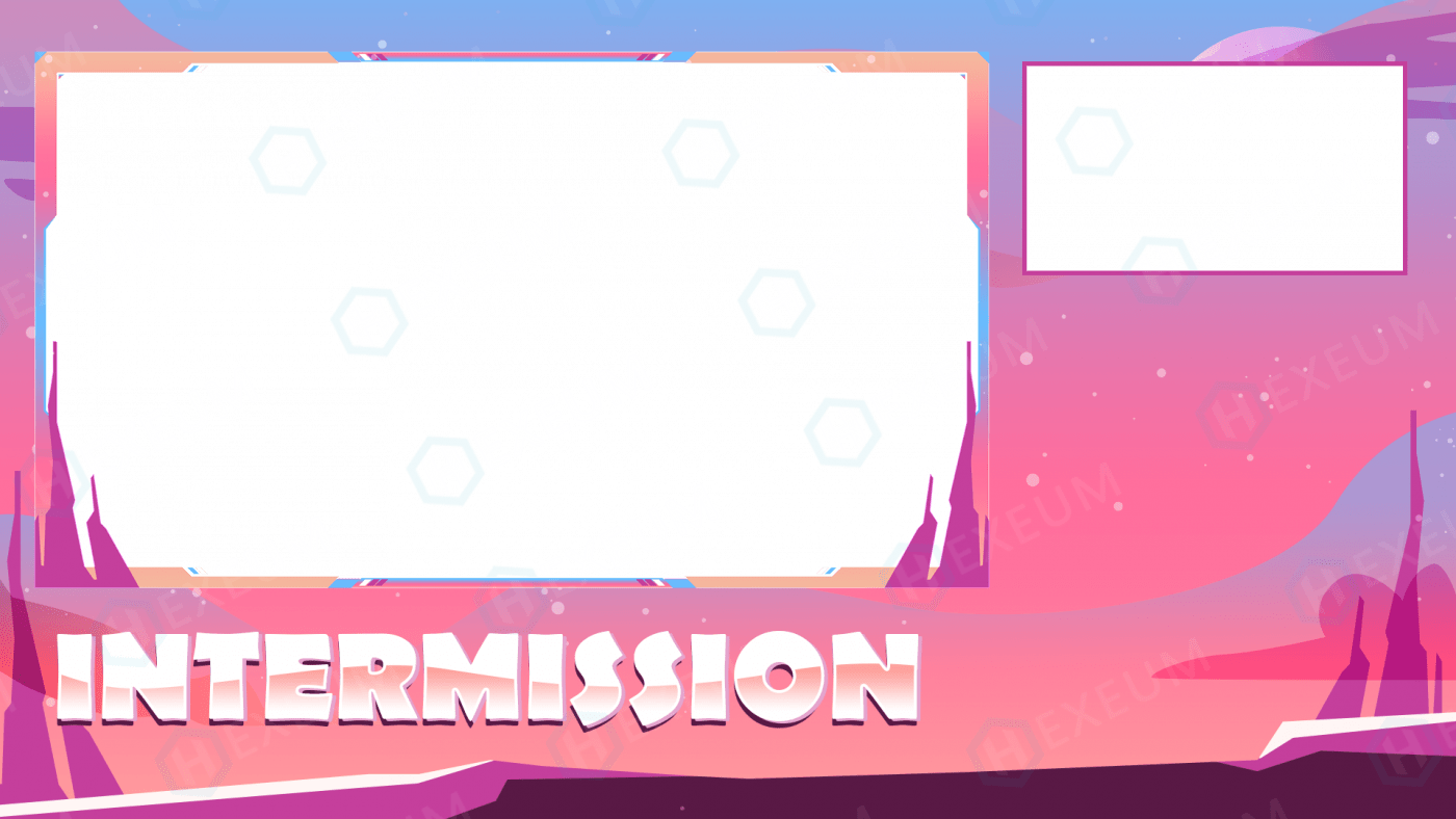 vibrant intermission screen