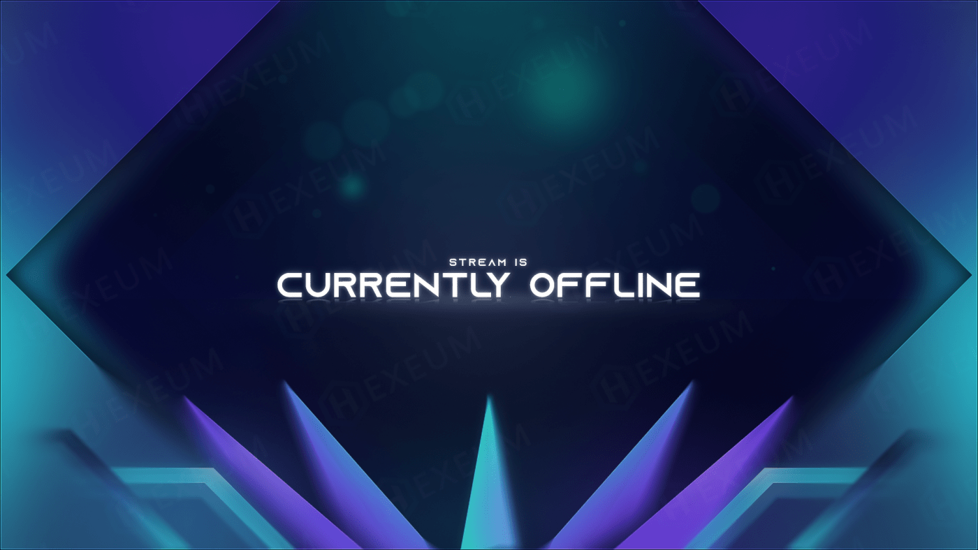 vibrant twitch offline banner