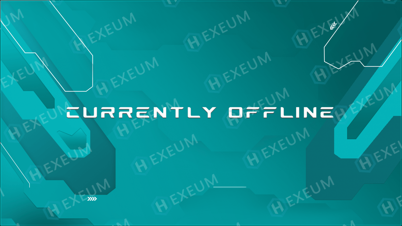 minimalist twitch offline banner