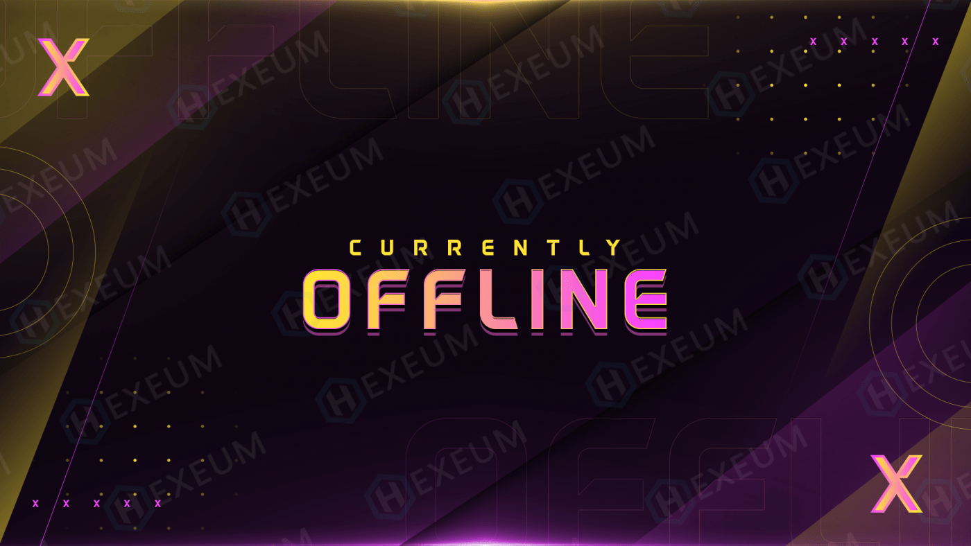 multicolor twitch offline banner