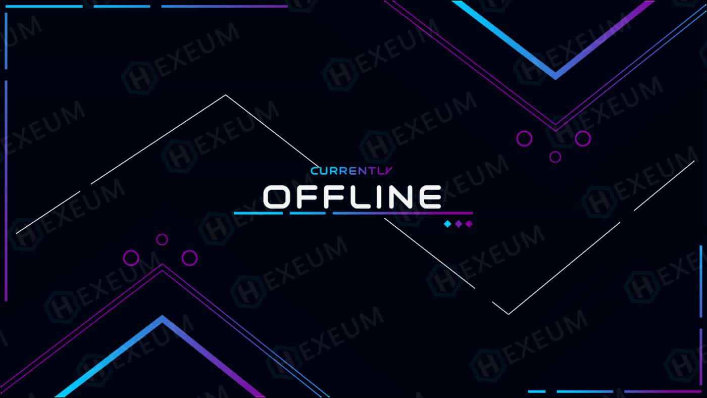 simple twitch offline banner