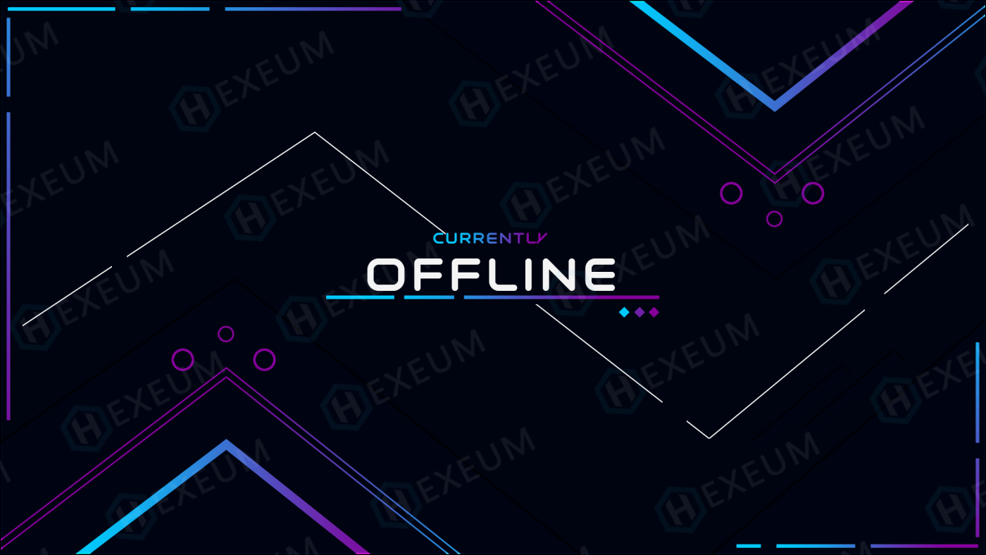 simple twitch offline banner