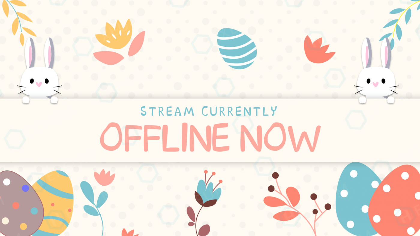 easter twitch offline banner