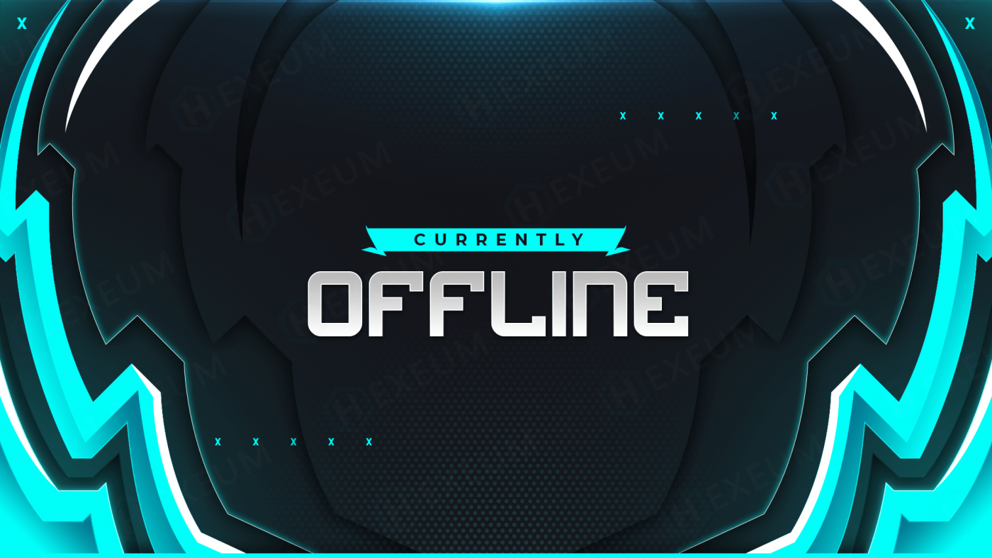 cyan twitch offline banner