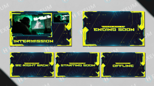 cyberpunk twitch overlay