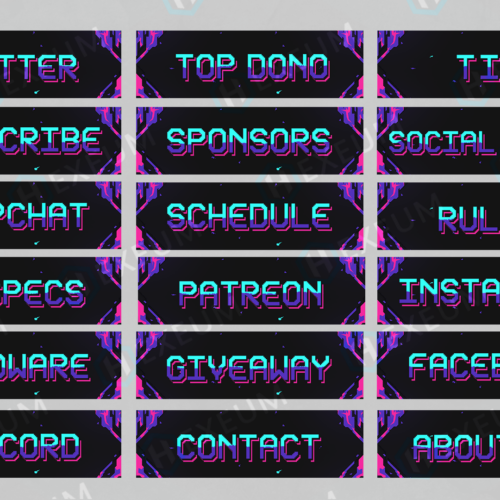 pixel twitch panels