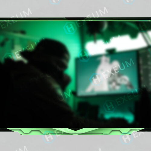 mint green webcam overlay