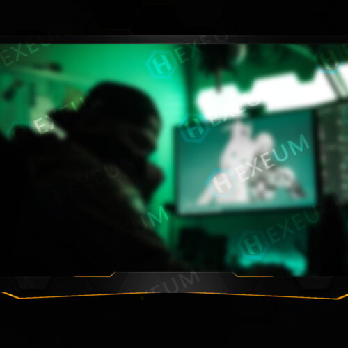 gold webcam overlay