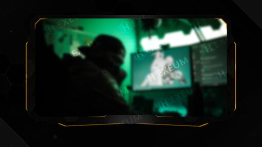 gold webcam overlay