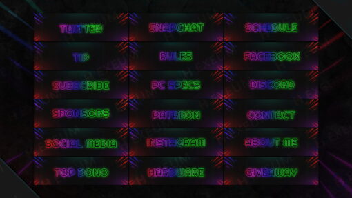 space twitch panels