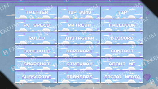 pixel twitch panels