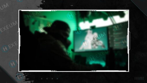 black and white webcam overlay