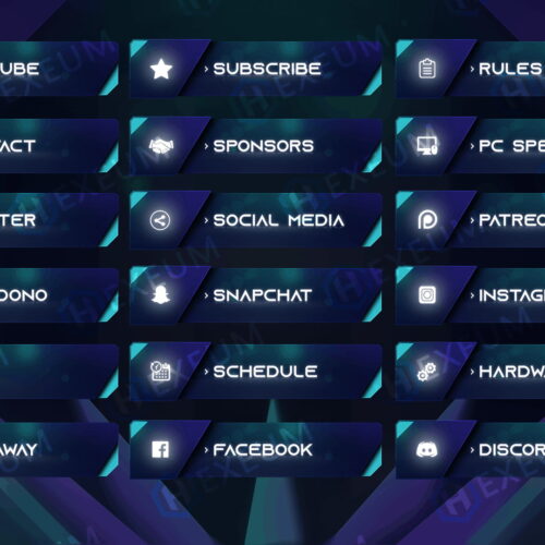 vibrant twitch panels