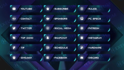 vibrant twitch panels