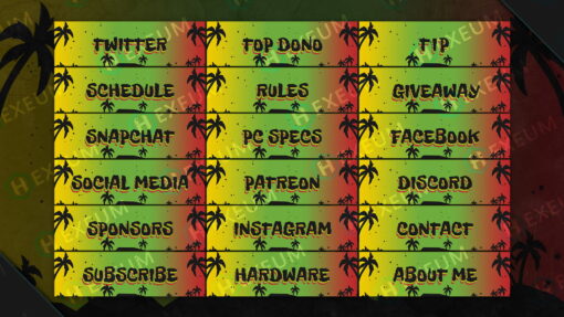 reggae twitch panels